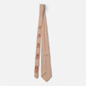 Cocker Spanel Pattern Krawatte (Rückseite)