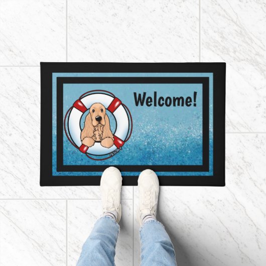 Cocker Spanel Rescue Doormat Fußmatte (Indoor)
