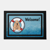Cocker Spanel Rescue Doormat Fußmatte (Vorderseite)