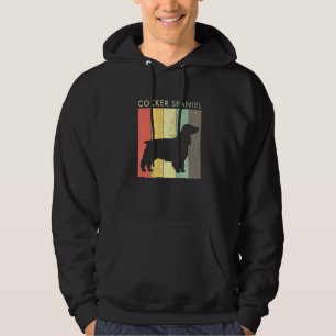Cocker Spanel Retro Vintag Style Hoodie
