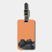 Cocker Spanel - Schwarz - Vorlagen der Rasse Gepäckanhänger (Vorderseite vertikal)