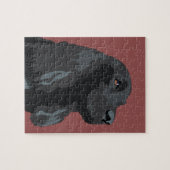 Cocker Spanel - Schwarz - Vorlagen der Rasse Puzzle (Horizontal)