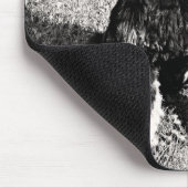 Cocker Spanel Sketch Mousepad (Ecke)