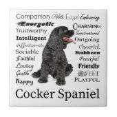 Cocker Spanel Tile Fliese (Vorderseite)