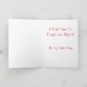 Cocker Spanel Valentines Card Feiertagskarte (Innenseite)