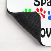 Cocker Spanel Walks Design Mousepad (Ecke)