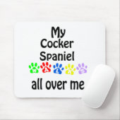 Cocker Spanel Walks Design Mousepad (Mit Mouse)