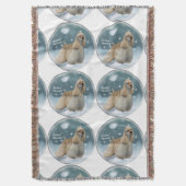 Cocker Spanel Weihnachtsgeschenke Decke (Vorderseite Vertikal)
