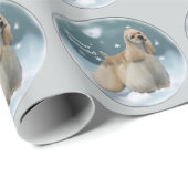 Cocker Spanel Weihnachtsgeschenke Geschenkpapier (Rolleneckpunkt)