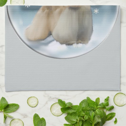 Cocker Spanel Weihnachtsgeschenke Küchentuch (Gefaltet)