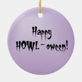 Cocker Spanel Witch Keramik Ornament (Hinten)