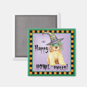 Cocker Spanel Witch Magnet (Vorderseite/Rückseite)