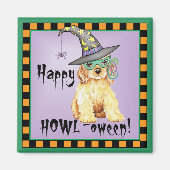 Cocker Spanel Witch Magnet (Vorne)