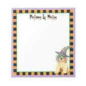 Cocker Spanel Witch Notizblock (Vorderseite)