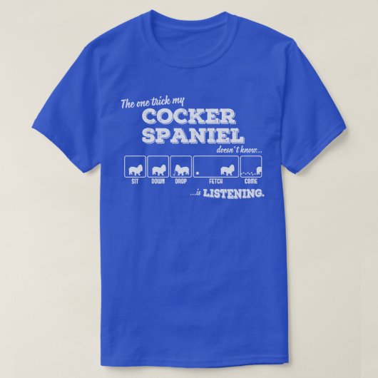 Cocker Spaniel 3 T-Shirt (Design vorne)