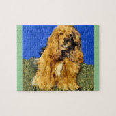 Cocker Spaniel Art Puzzle (Horizontal)