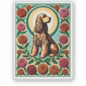 Cocker Spaniel Aufkleber (Vorderseite)