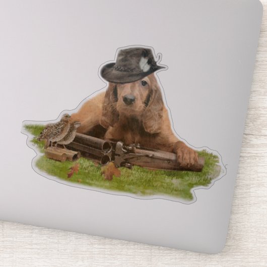 Cocker-Spaniel-Aufkleber Aufkleber (Detail)