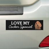 Cocker Spaniel Autoaufkleber (Auf Auto)