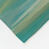 Cocker Spaniel Beach Surfmalerei Fleecedecke (Ecke)