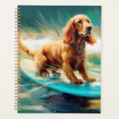 Cocker Spaniel Beach Surfmalerei Planer (Vorderseite)