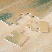 Cocker Spaniel Beach Surfmalerei Puzzle (Seite)