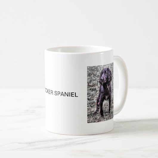 Cocker spaniel-Becher Kaffeetasse (VorderseiteRechts)