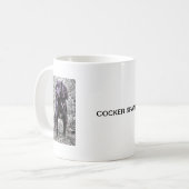 Cocker spaniel-Becher Kaffeetasse (Vorderseite Links)