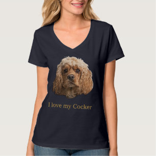 Cocker-Spaniel-Bekleidung T - Shirt