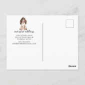 Cocker Spaniel-Bewegung Ankündigung Postkarte (Rückseite)