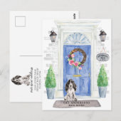 Cocker Spaniel-Bewegung Ankündigung Postkarte (Vorne/Hinten)