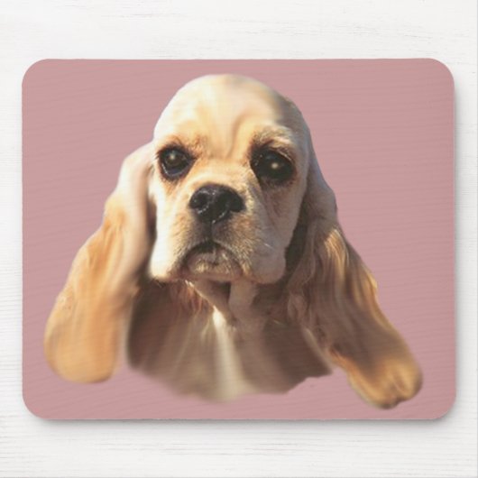 Cocker spaniel Blondie Mousepad (Vorne)