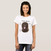 Cocker Spaniel (brn) History Design T-Shirt (Vorne ganz)