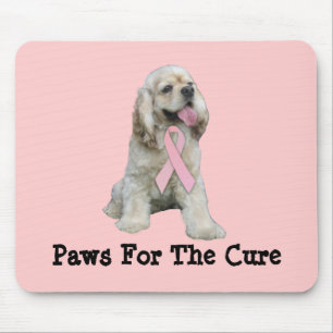 Cocker spaniel-Brustkrebs Mousepad