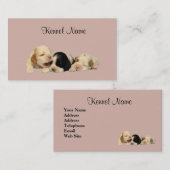 Cocker spaniel-Brüter-Visitenkarte Visitenkarte (Vorne/Hinten)