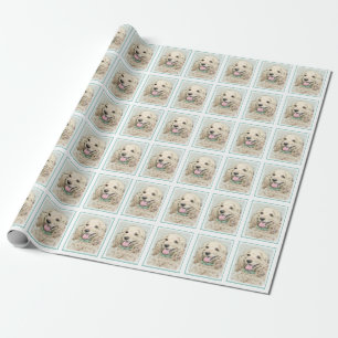 Cocker Spaniel Buff Malerei - Originale Hunde Kuns Geschenkpapier