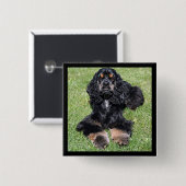 Cocker Spaniel Button (Vorne & Hinten)