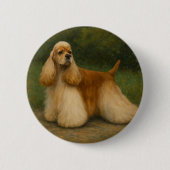 Cocker Spaniel Button (Vorderseite)