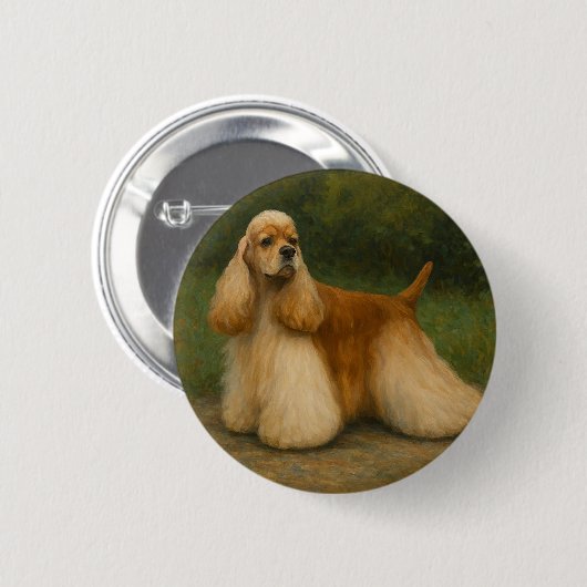 Cocker Spaniel Button (Vorne & Hinten)