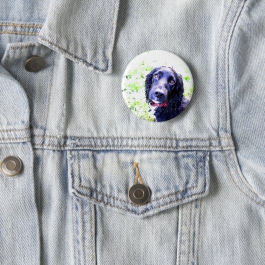 Cocker Spaniel Button (Beispiel)