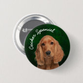 Cocker Spaniel Button (Vorne & Hinten)
