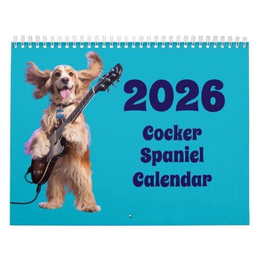 Cocker Spaniel Calendar Kalender (Titelbild)