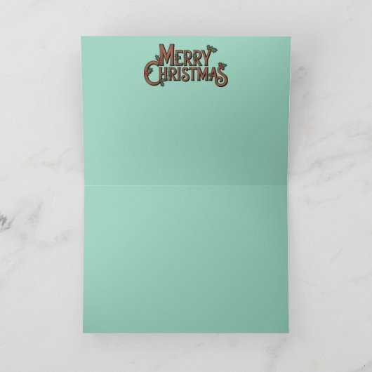 Cocker Spaniel Christmas Cookie Card Karte (Innenseite)