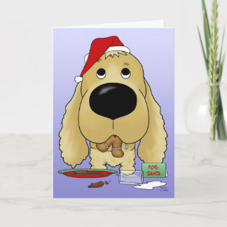 Cocker Spaniel Christmas Feiertagskarte