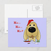 Cocker Spaniel Christmas Feiertagspostkarte (Vorne/Hinten)