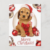 Cocker Spaniel Christmas Feiertagspostkarte (Vorderseite)