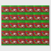 Cocker Spaniel Christmas Geschenkpapier (Flach)