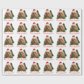 Cocker Spaniel Christmas Geschenkpapier (Flach)