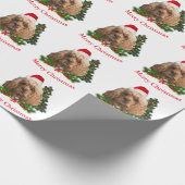 Cocker Spaniel Christmas Geschenkpapier (Ecke)