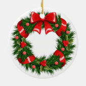 Cocker Spaniel Christmas Keramik Ornament (Hinten)